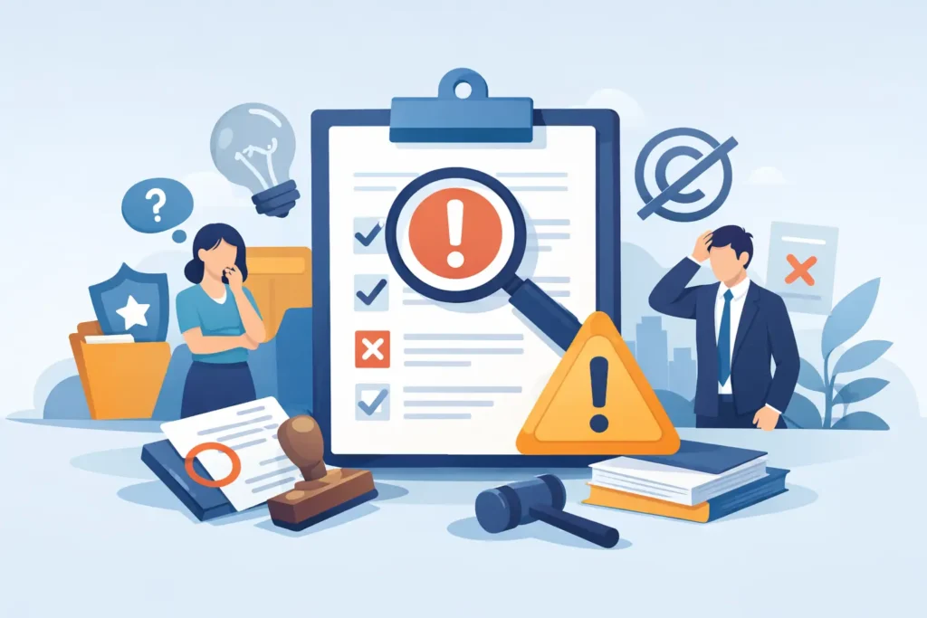 Errores al registrar una marca más comunes