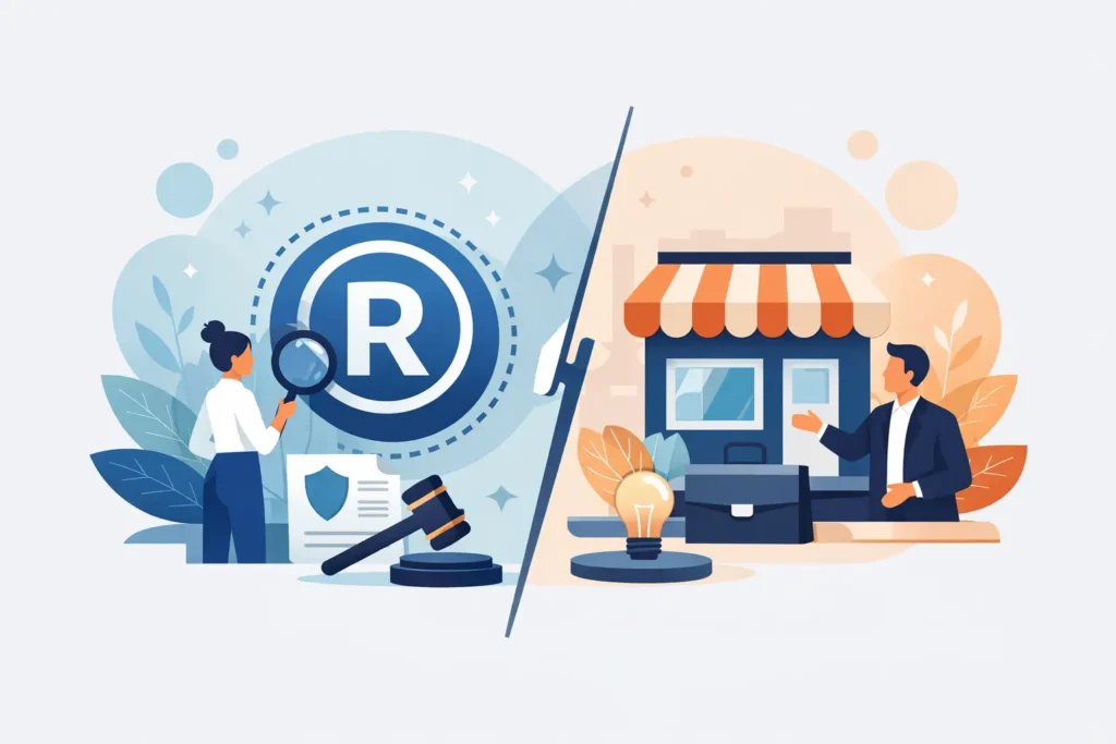 Marca registrada vs nombre comercial: diferencias
