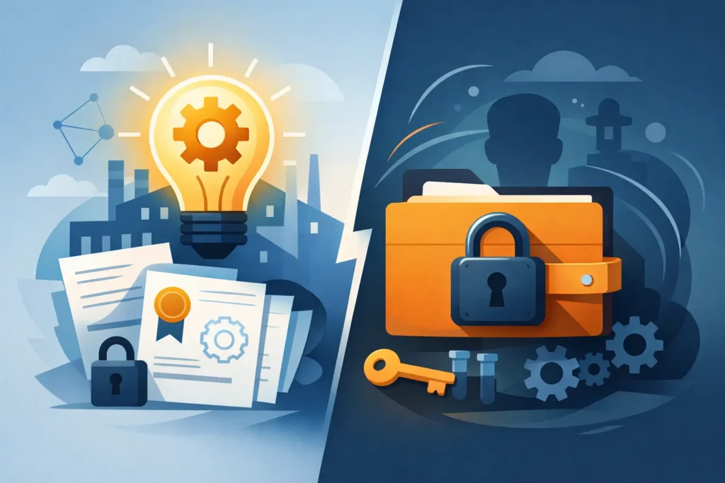 Patente vs secreto industrial: qué protege más